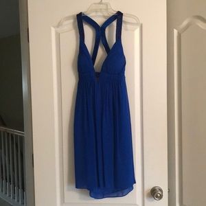 Blue prom dress